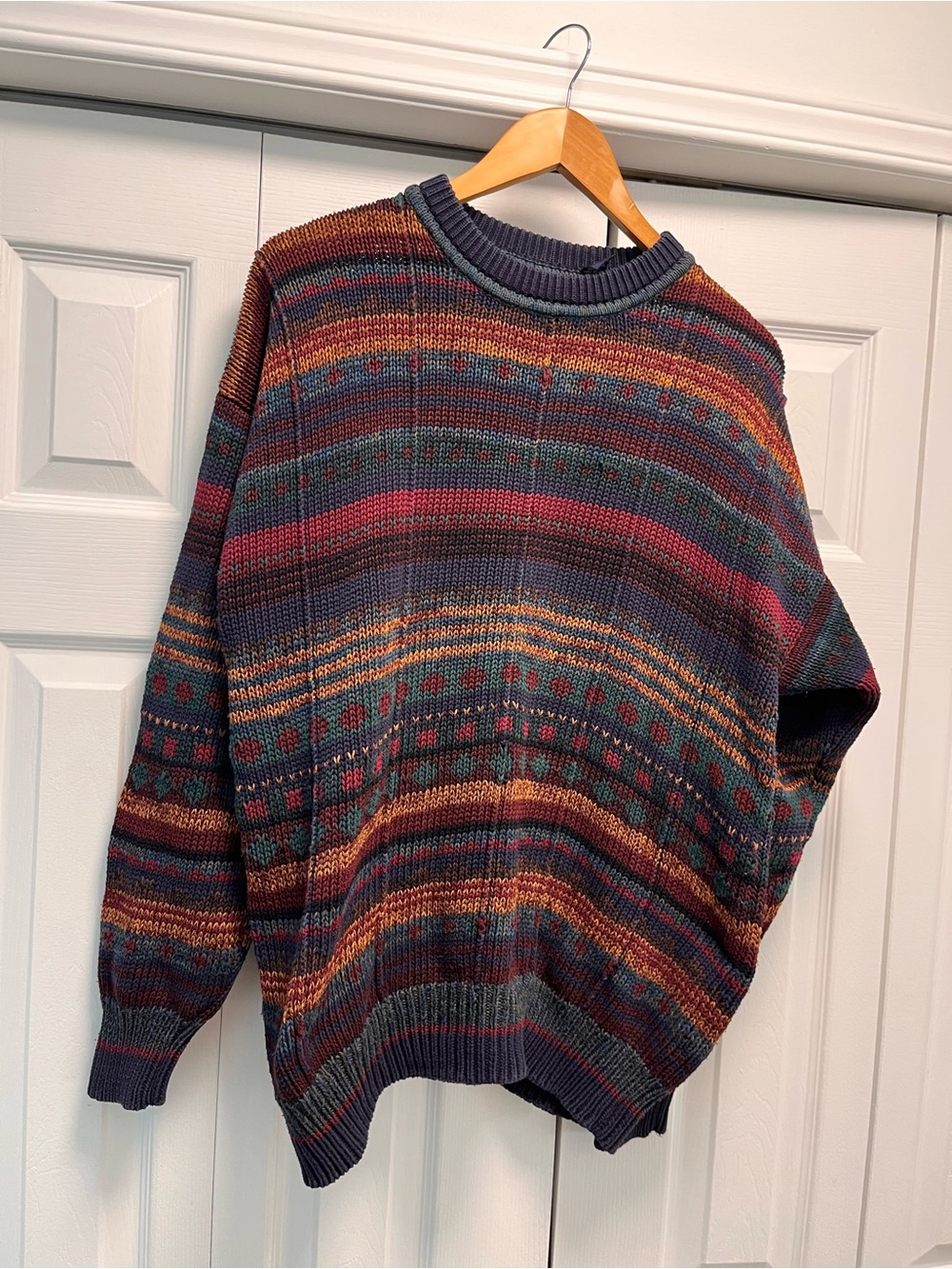 1990s Multicolor designed Gant Sweater